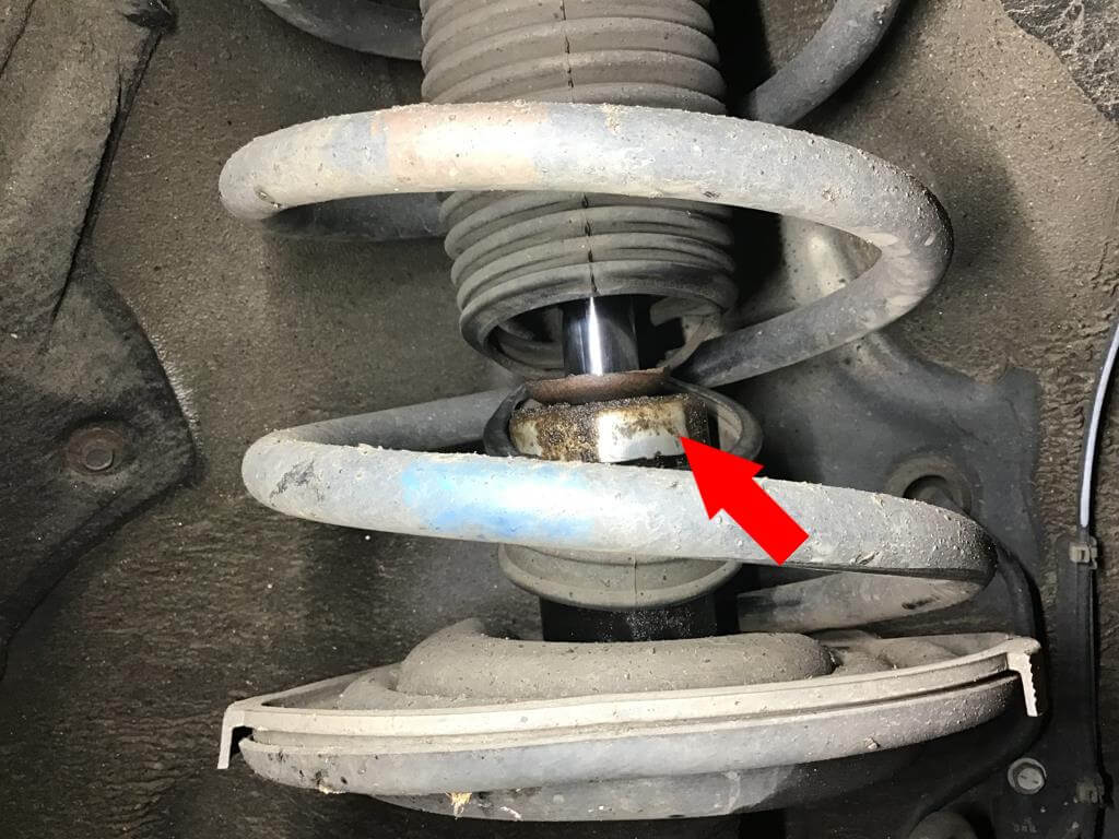 What are the symptoms of a bad or damaged shock absorber?